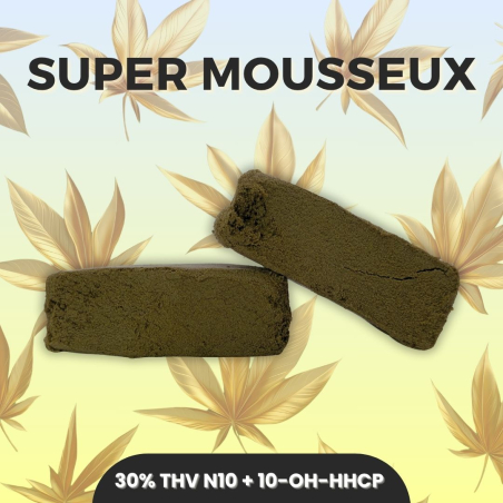 Résine Super Mousseux THV N10 + 8-OH-HHC - Résine THV N10 - Résine THV-N10 - THV N10 pas cher - THV N10 puissante