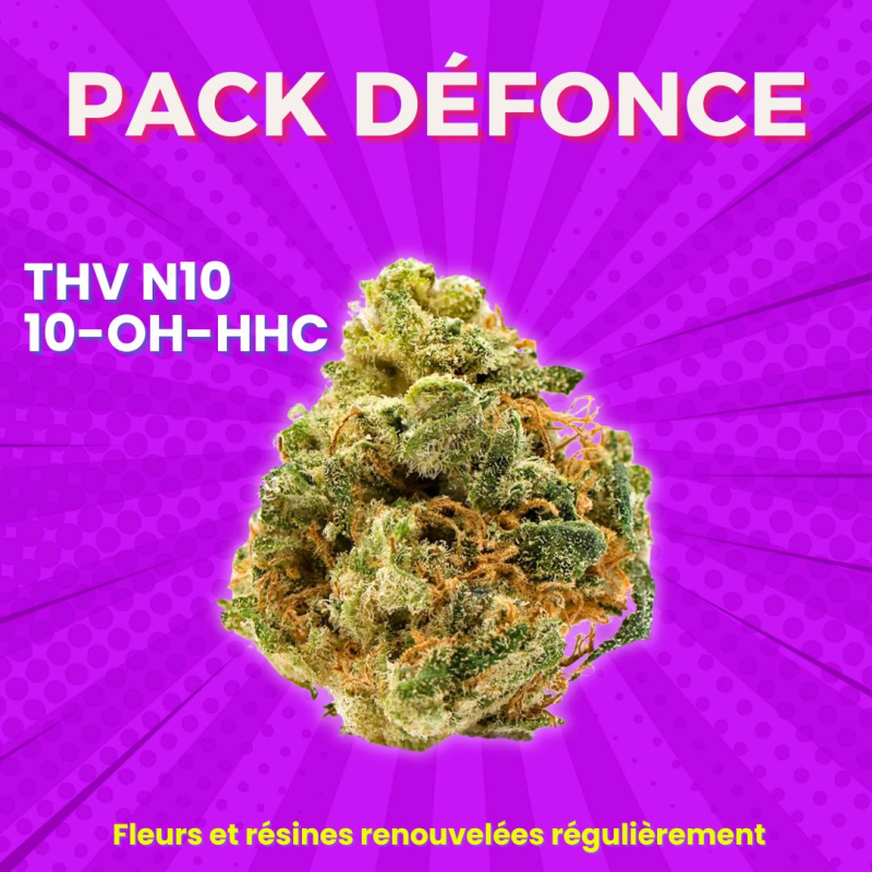 Pack THV N10 + 10-OH-HHC + 8-OH-HHC vendu par CBD Shop Shoptacbd Paris