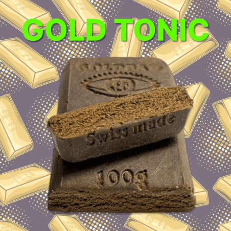 Résine CBD Goldbar 420 Gold Tonic - Hash CBD Goldbar 420 - Résine CBD - Livraison CBD - Boutique CBD Paris