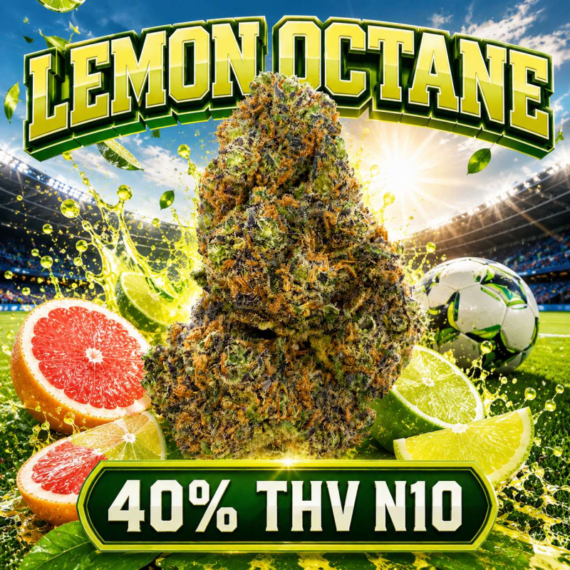 ‼️ EXTREME | Fleur 40% THV N10 Lemon Octane