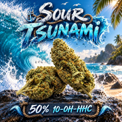 ‼️ EXTREME | Fleur 50% 10-OH-HHC Sour Tsunami