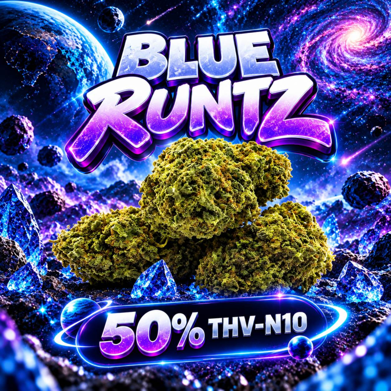 Fleur THV N10 Blue Runtz - Fleur THV N10 - CBD THV N10 - 10-OH-HHC Puissant - Shoptacbd Paris
