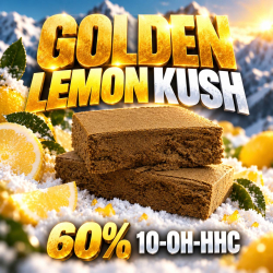 ‼️ EXTREME | Résine 60% 10-OH-HHC Golden Lemon Kush