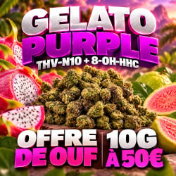 Fleur 30% THV N10 + 8-OH-HHC Gelato Purple