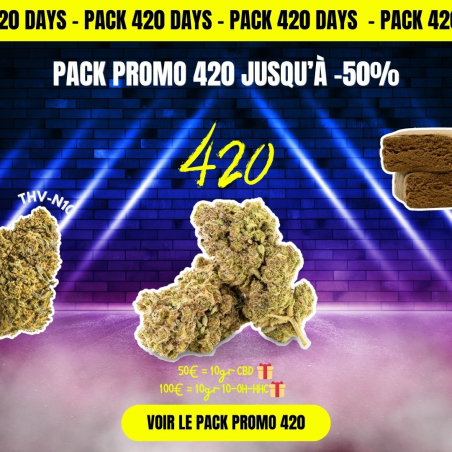 Pack Promo 420 Cannabis Day - THV-N10 Pas cher - 10-OH-HHC