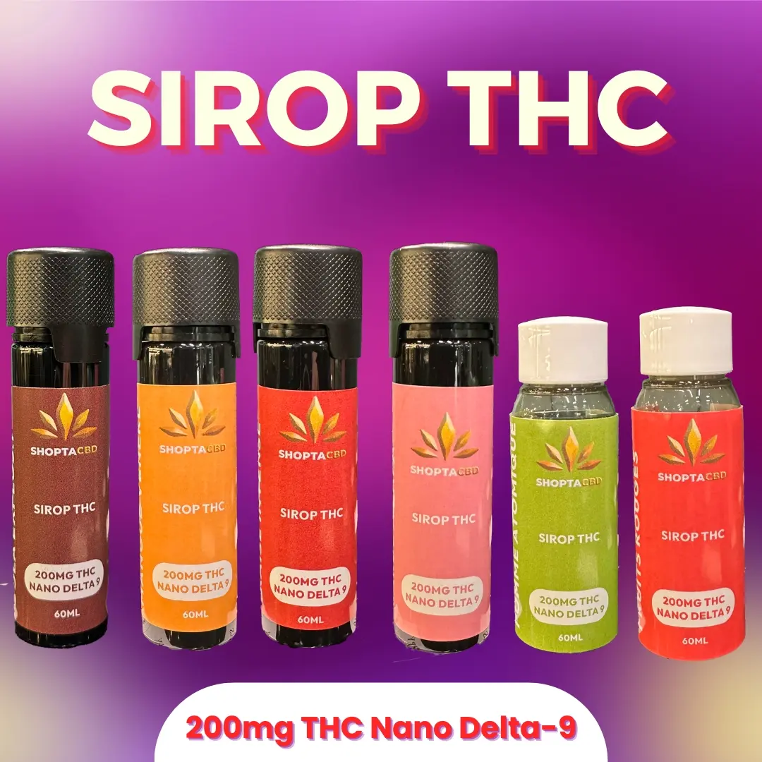 sirop thc nano delta 9 THC - Shoptacbd Paris